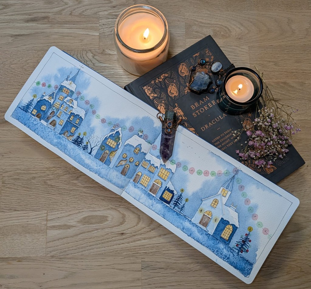 Christmas Village Sketchbook