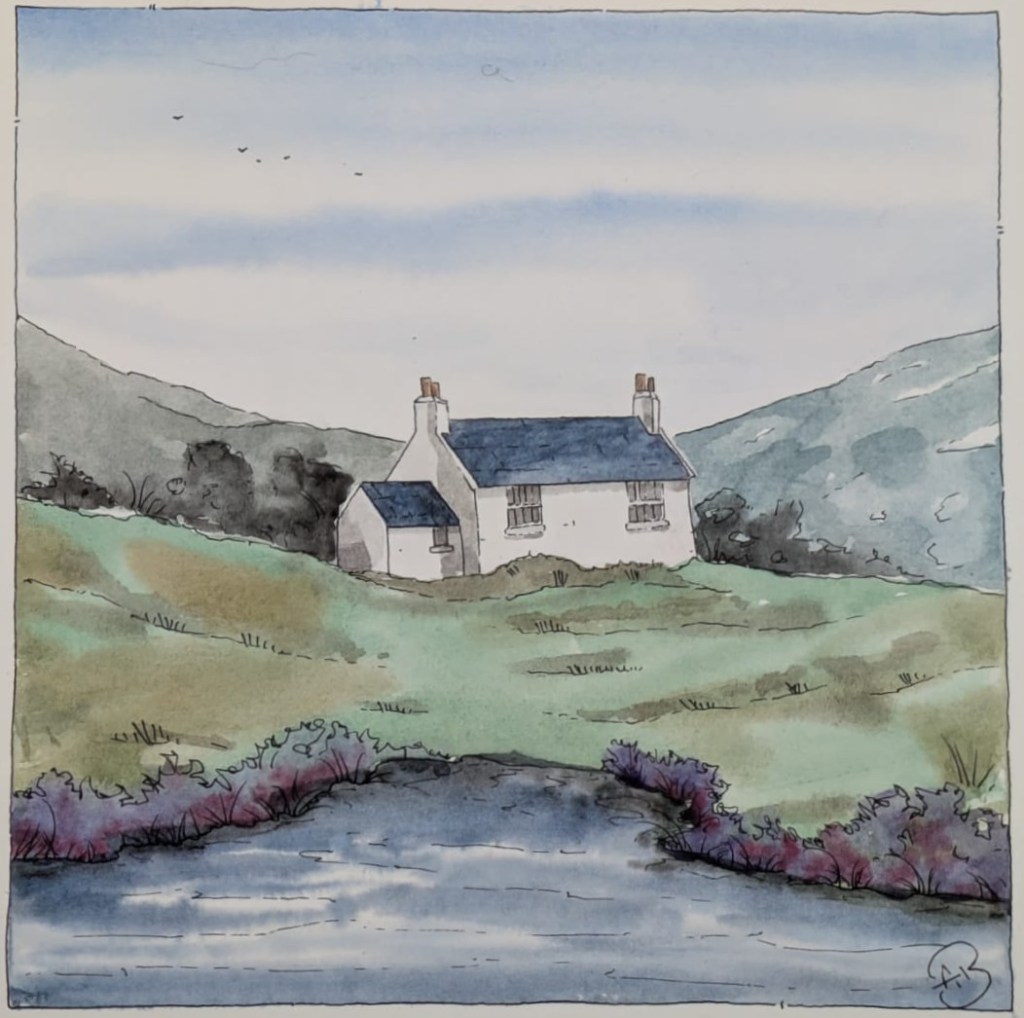 Valley Cottage Seascape Lake